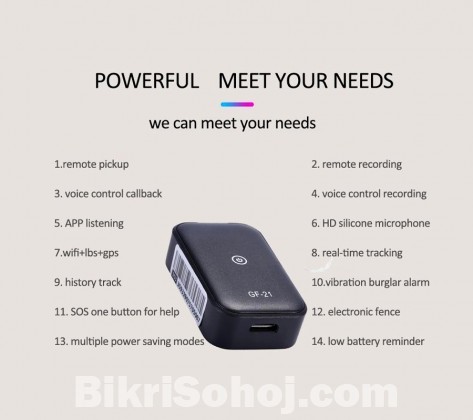 GPS Tracker Voice Control Real-time Tracking Spy Devices